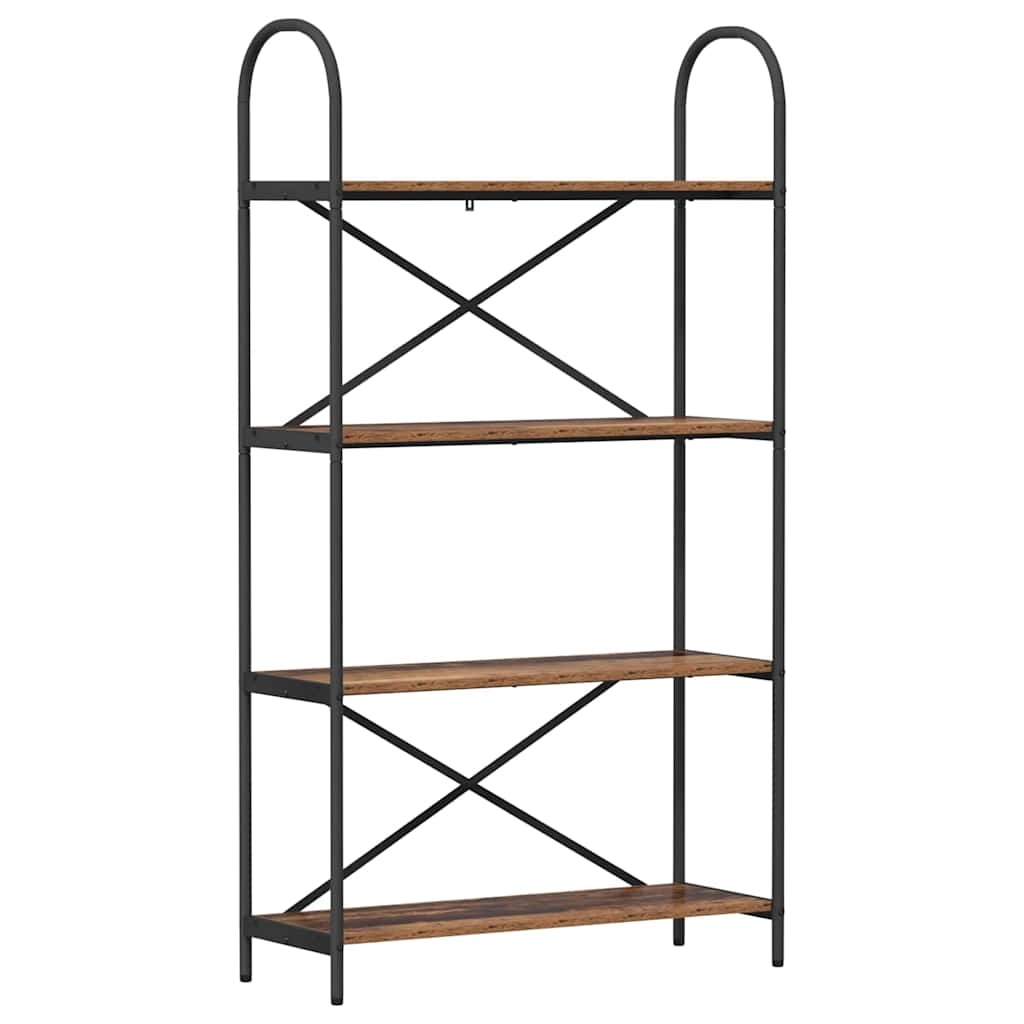 VidaXL Boekenkast Oud hout 80 x 30 x 146 cm Bewerkt hout