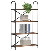 VidaXL Boekenkast Oud hout 80 x 30 x 146 cm Bewerkt hout