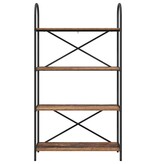 VidaXL Boekenkast Oud hout 80 x 30 x 146 cm Bewerkt hout