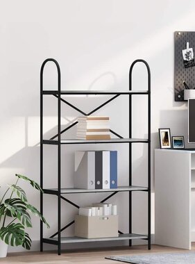 VidaXL Boekenkast Grijs sonoma 80 x 30 x 146 cm Bewerkt hout