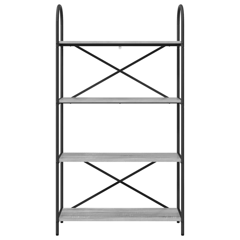VidaXL Boekenkast Grijs sonoma 80 x 30 x 146 cm Bewerkt hout