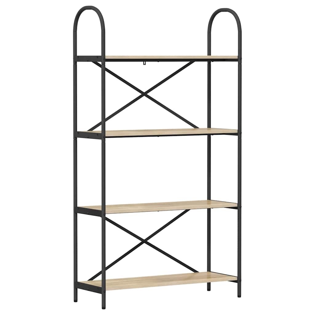 VidaXL Boekenkast Sonoma eiken 80 x 30 x 146 cm Bewerkt hout