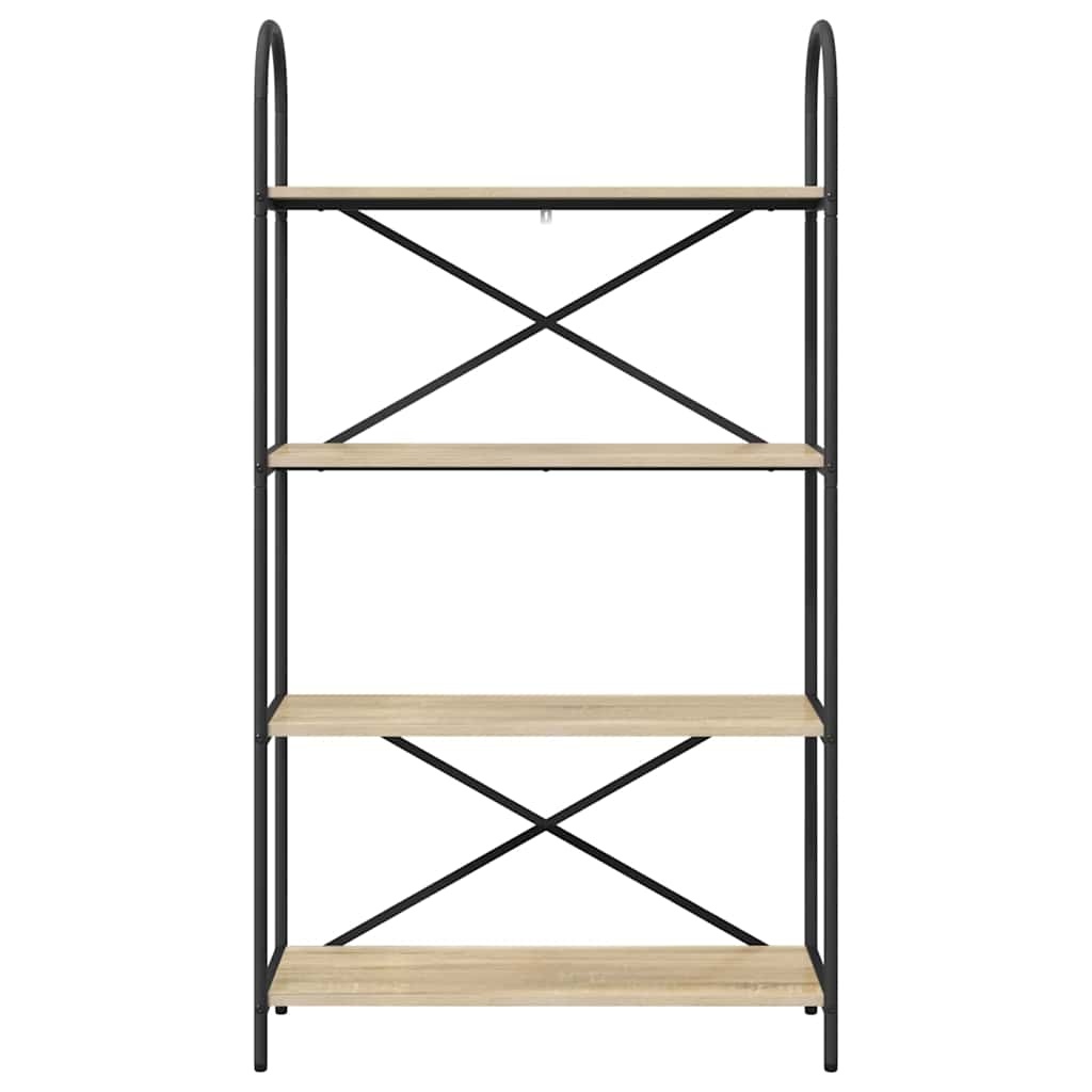 VidaXL Boekenkast Sonoma eiken 80 x 30 x 146 cm Bewerkt hout