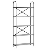 VidaXL Boekenkast Grijs sonoma 80 x 30 x 183 cm Bewerkt hout