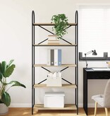 VidaXL Boekenkast Sonoma eiken 80 x 30 x 183 cm Bewerkt hout