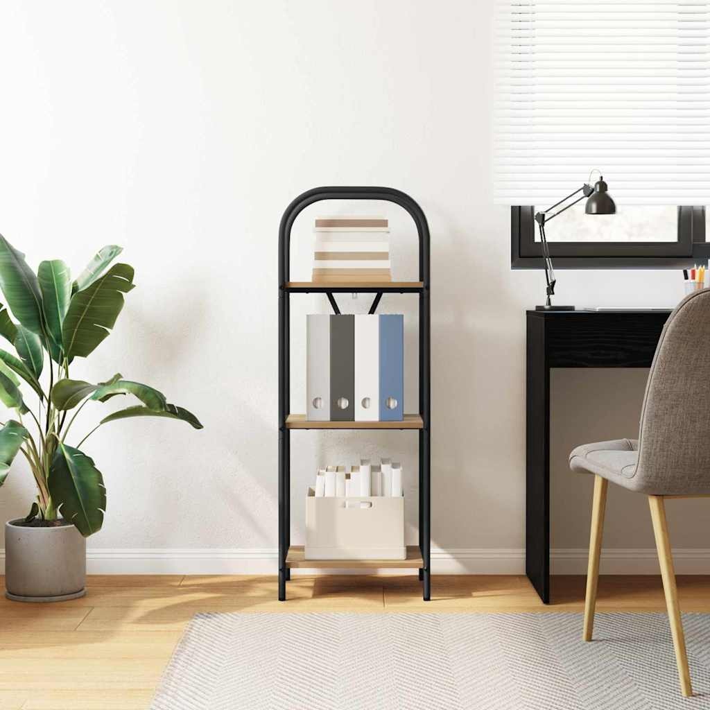 VidaXL Boekenkast artisanaal eikenkleurig 40 x 30 x 109 cm