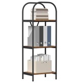 VidaXL Boekenkast Oud hout 40 x 30 x 109 cm Bewerkt hout