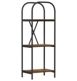 VidaXL Boekenkast Gerookt eiken 40 x 30 x 109 cm Bewerkt hout