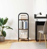 VidaXL Boekenkast Gerookt eiken 40 x 30 x 109 cm Bewerkt hout