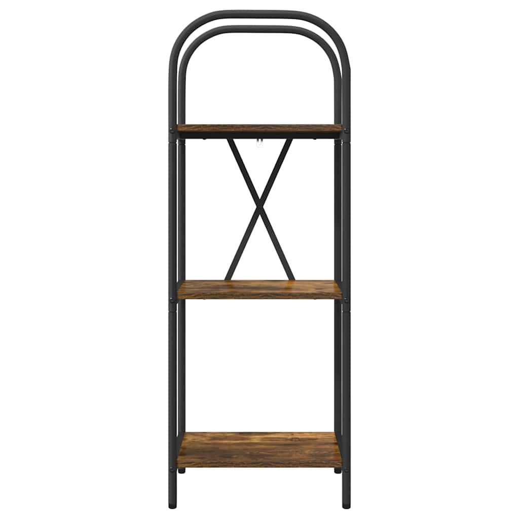 VidaXL Boekenkast Gerookt eiken 40 x 30 x 109 cm Bewerkt hout