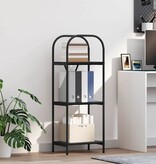 VidaXL Boekenkast Zwart eiken 40 x 30 x 109 cm Bewerkt hout