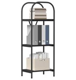 VidaXL Boekenkast Zwart eiken 40 x 30 x 109 cm Bewerkt hout