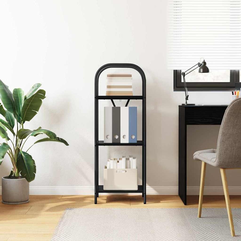 VidaXL Boekenkast Zwart eiken 40 x 30 x 109 cm Bewerkt hout