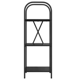 VidaXL Boekenkast Zwart eiken 40 x 30 x 109 cm Bewerkt hout