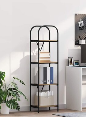 VidaXL Boekenkast artisanaal eikenkleurig 40 x 30 x 146 cm