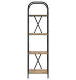 VidaXL Boekenkast artisanaal eikenkleurig 40 x 30 x 146 cm