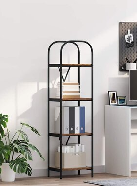 VidaXL Boekenkast Oud hout 40 x 30 x 146 cm Bewerkt hout