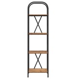 VidaXL Boekenkast Oud hout 40 x 30 x 146 cm Bewerkt hout