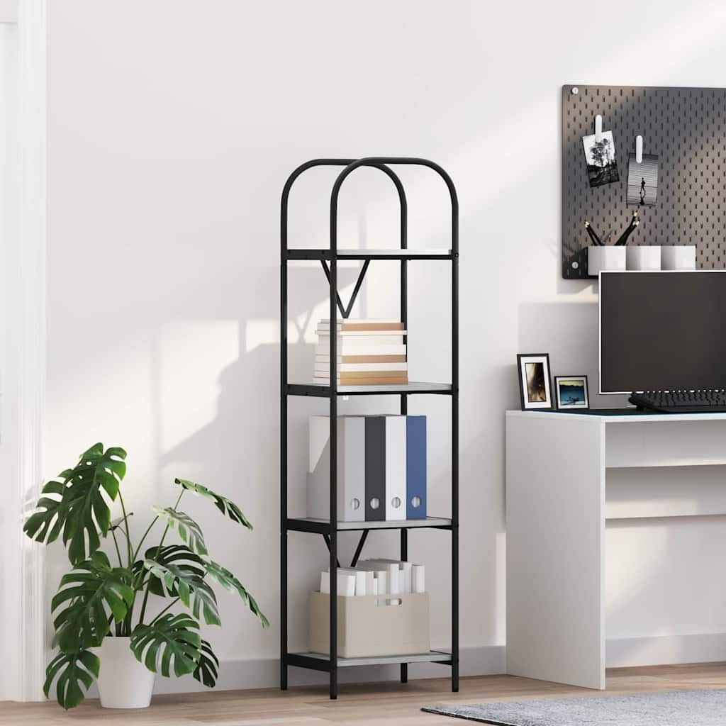 VidaXL Boekenkast Grijs sonoma 40 x 30 x 146 cm Bewerkt hout