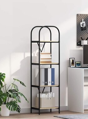 VidaXL Boekenkast Sonoma eiken 40 x 30 x 146 cm Bewerkt hout