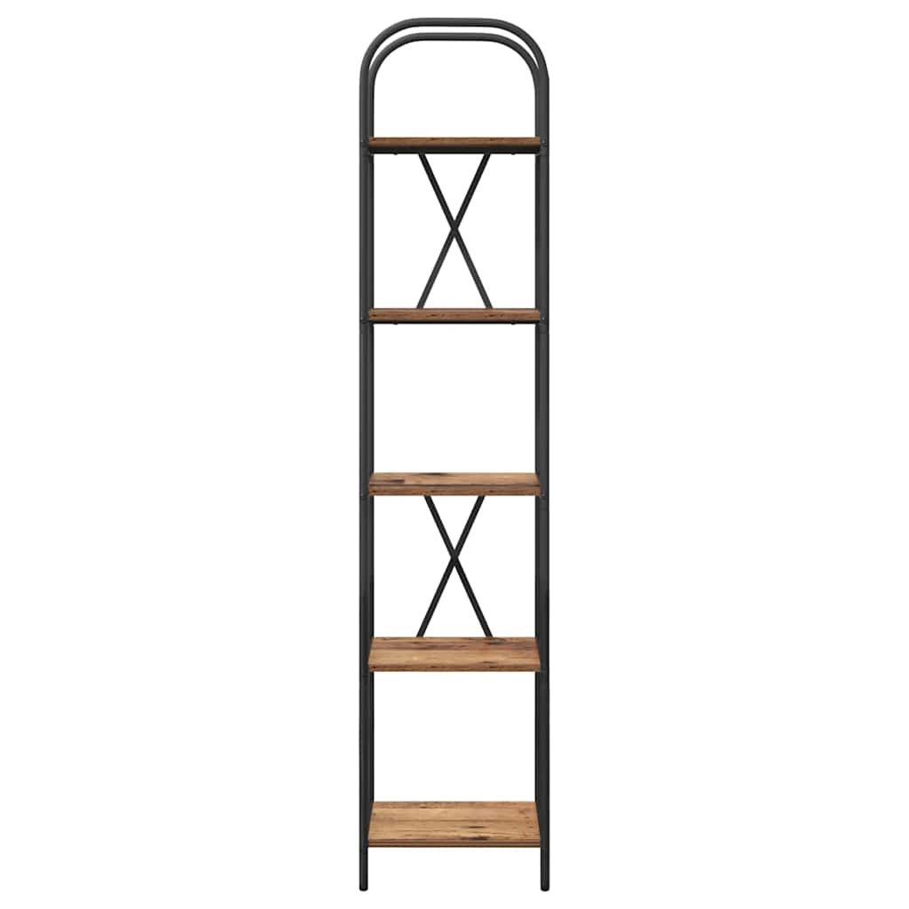 VidaXL Boekenkast Oud hout 40 x 30 x 183 cm Bewerkt hout