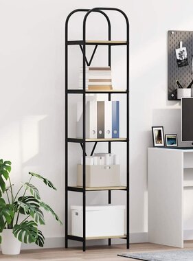 VidaXL Boekenkast Sonoma eiken 40 x 30 x 183 cm Bewerkt hout