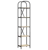 VidaXL Boekenkast Sonoma eiken 40 x 30 x 183 cm Bewerkt hout