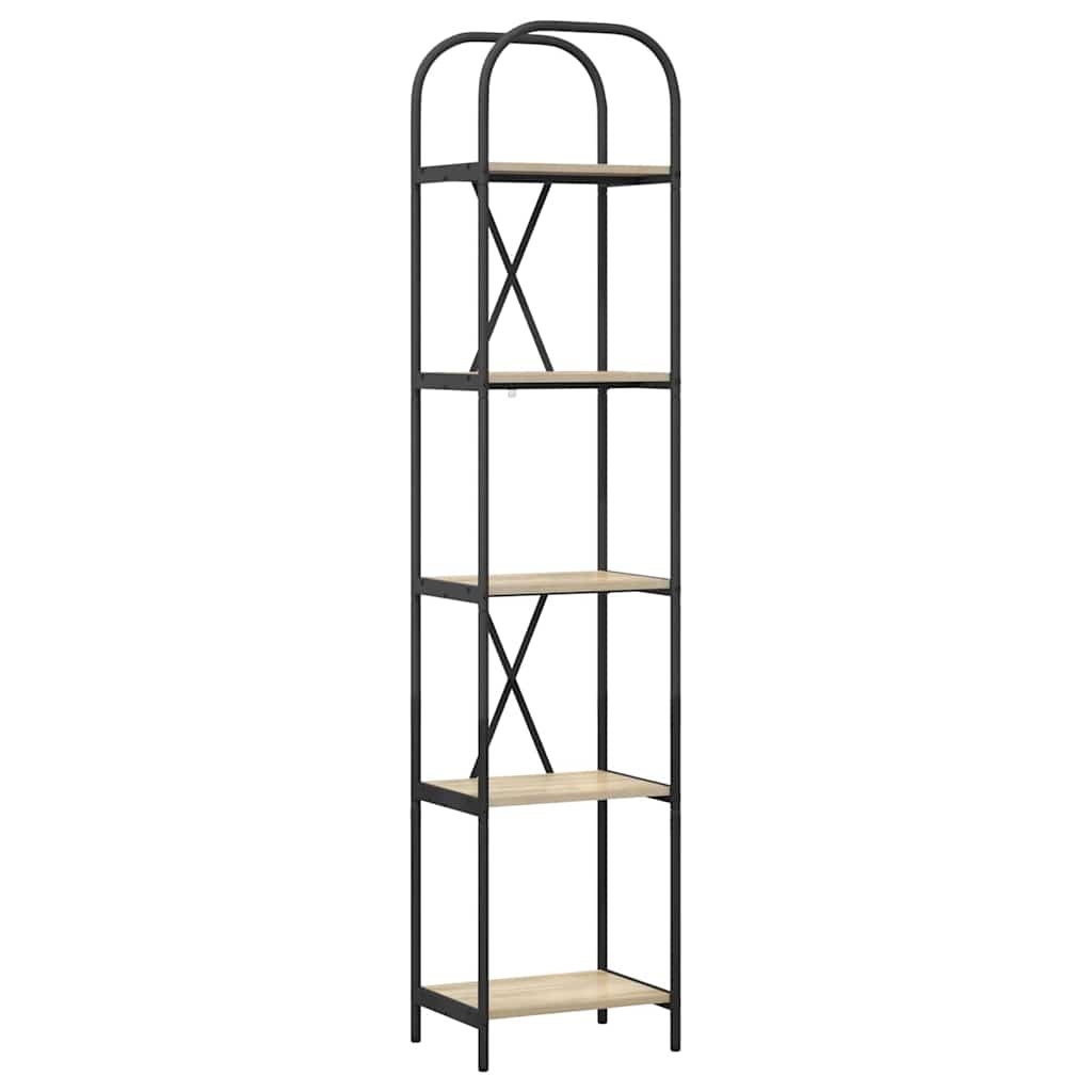 VidaXL Boekenkast Sonoma eiken 40 x 30 x 183 cm Bewerkt hout