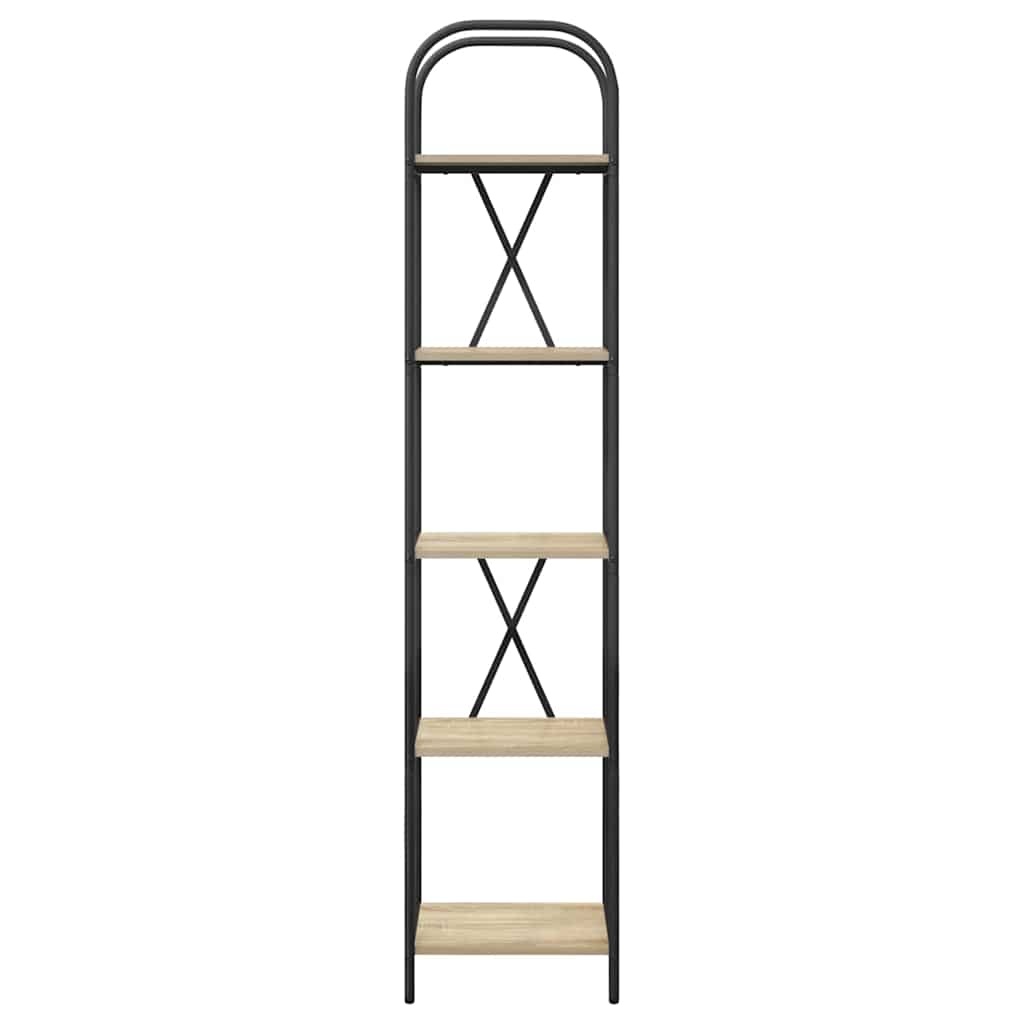 VidaXL Boekenkast Sonoma eiken 40 x 30 x 183 cm Bewerkt hout