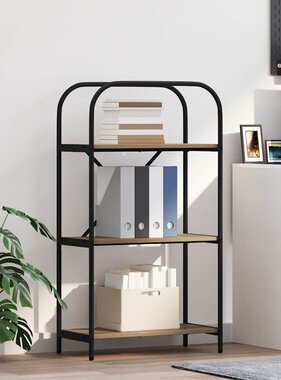 VidaXL Boekenkast artisanaal eikenkleurig 60 x 30 x 109 cm