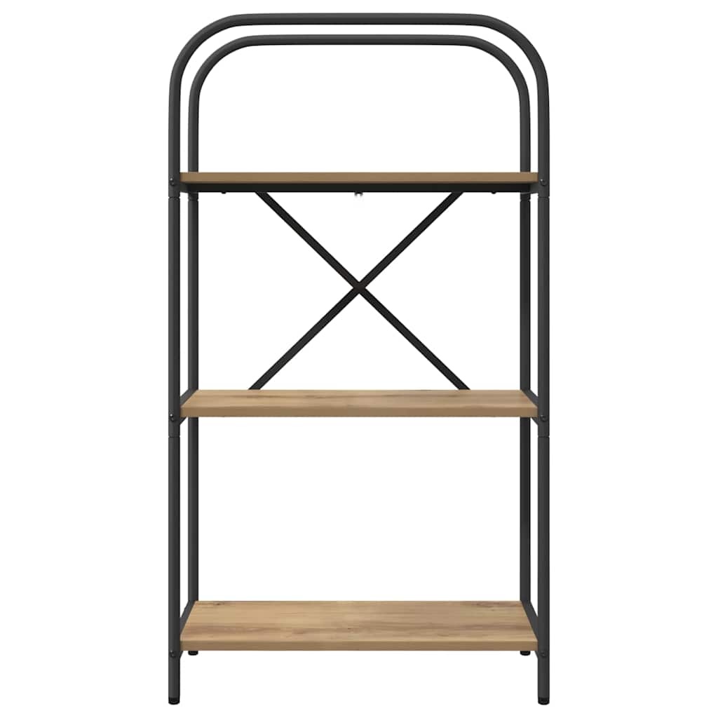 VidaXL Boekenkast artisanaal eikenkleurig 60 x 30 x 109 cm