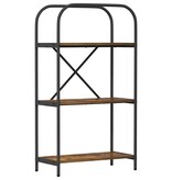 VidaXL Boekenkast Gerookt eiken 60 x 30 x 109 cm Bewerkt hout