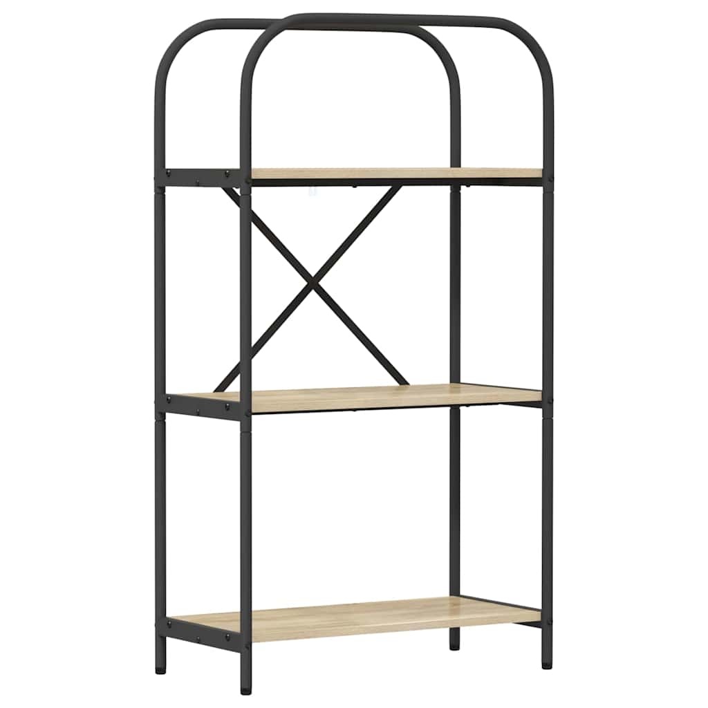 VidaXL Boekenkast Sonoma eiken 60 x 30 x 109 cm Bewerkt hout