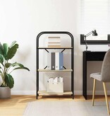 VidaXL Boekenkast Sonoma eiken 60 x 30 x 109 cm Bewerkt hout