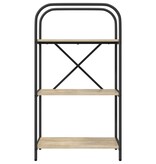 VidaXL Boekenkast Sonoma eiken 60 x 30 x 109 cm Bewerkt hout
