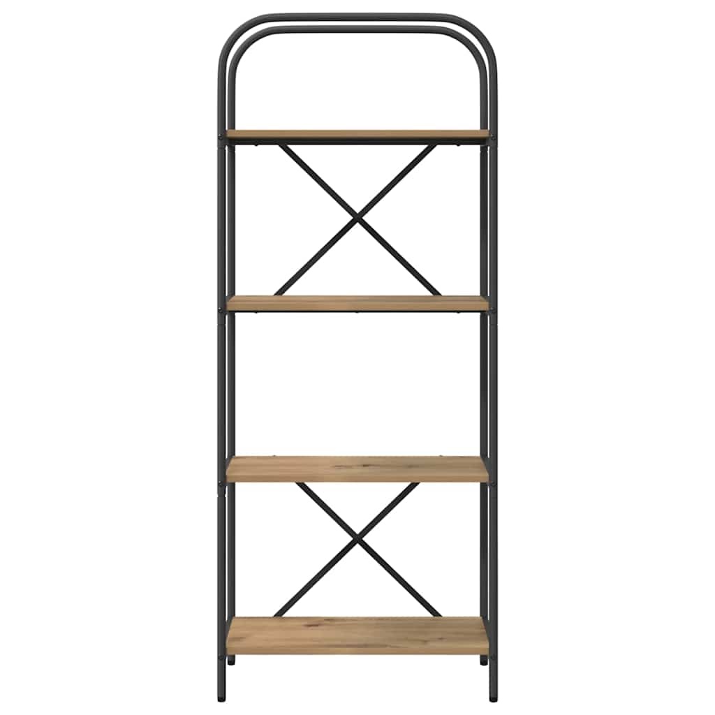 VidaXL Boekenkast artisanaal eikenkleurig 60 x 30 x 146 cm