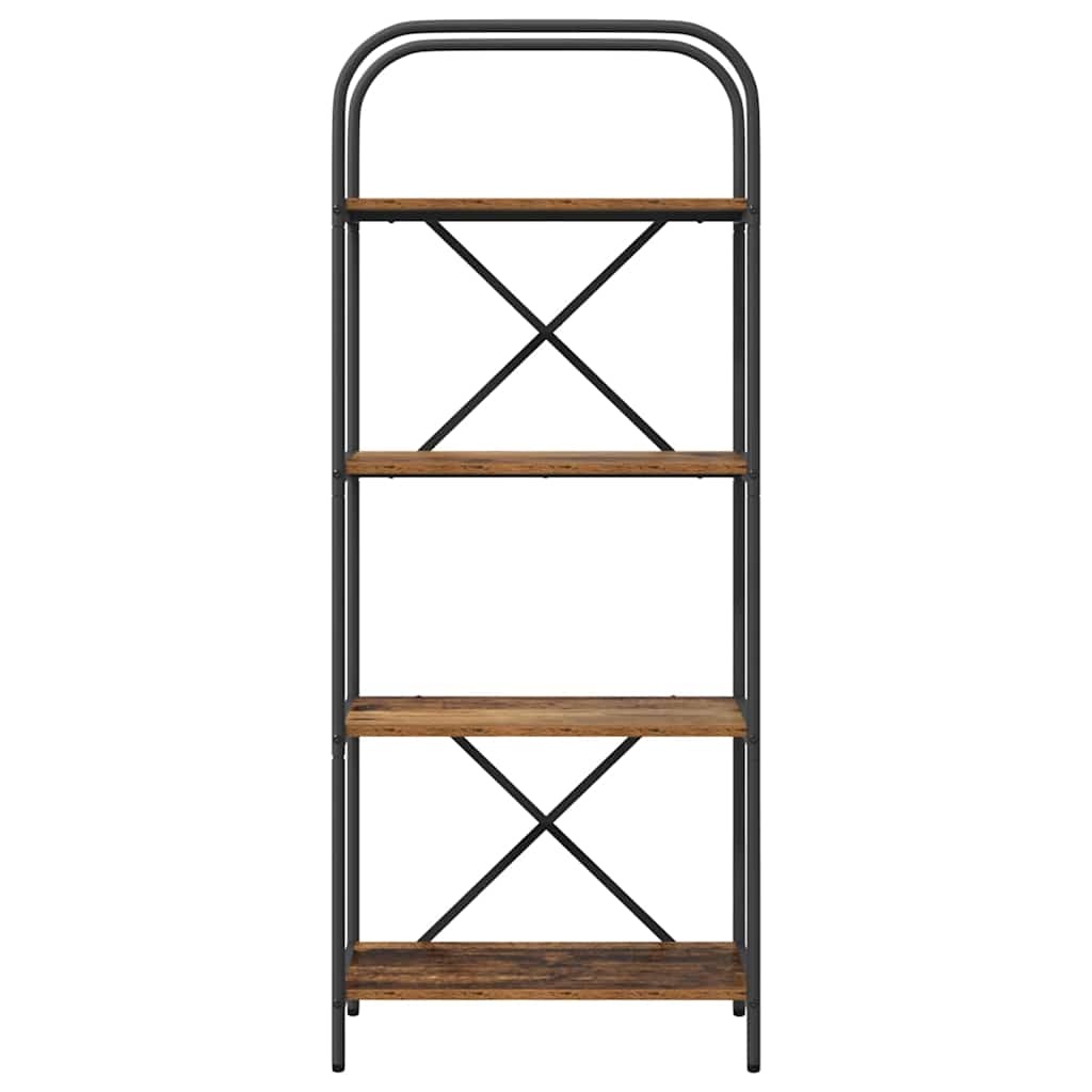 VidaXL Boekenkast Oud hout 60 x 30 x 146 cm Bewerkt hout