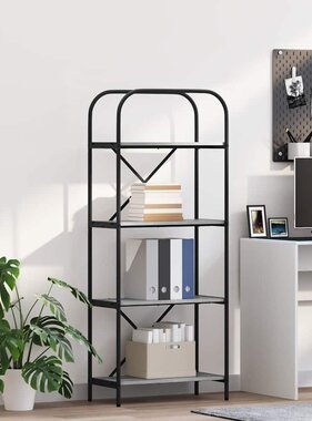 VidaXL Boekenkast Grijs sonoma 60 x 30 x 146 cm Bewerkt hout