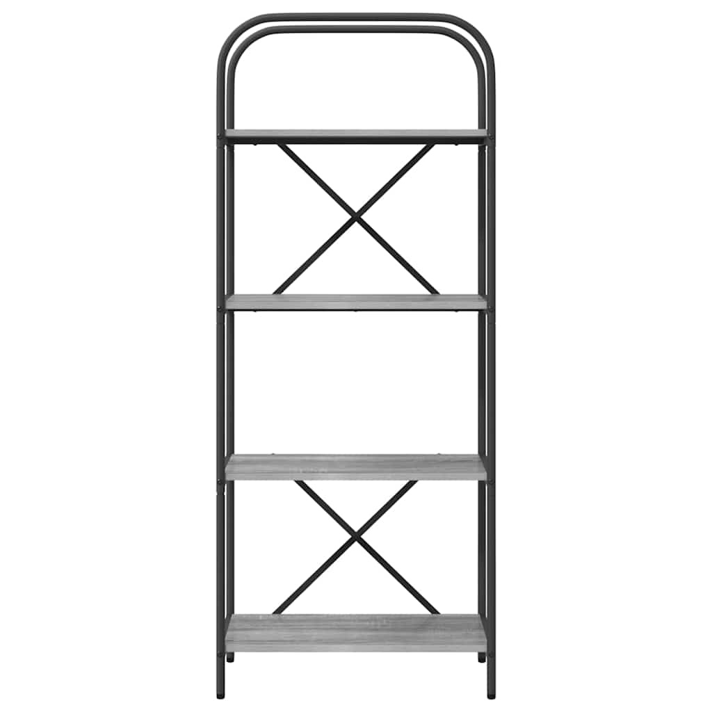 VidaXL Boekenkast Grijs sonoma 60 x 30 x 146 cm Bewerkt hout