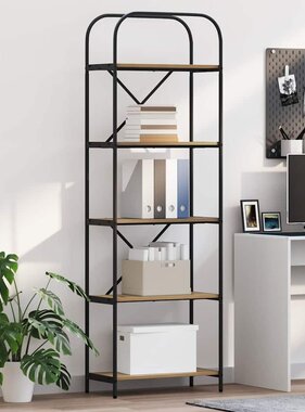 VidaXL Boekenkast artisanaal eikenkleurig 60 x 30 x 183 cm