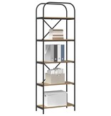 VidaXL Boekenkast artisanaal eikenkleurig 60 x 30 x 183 cm