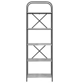 VidaXL Boekenkast Grijs sonoma 60 x 30 x 183 cm Bewerkt hout