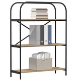 VidaXL Boekenkast artisanaal eikenkleurig 80 x 30 x 109 cm
