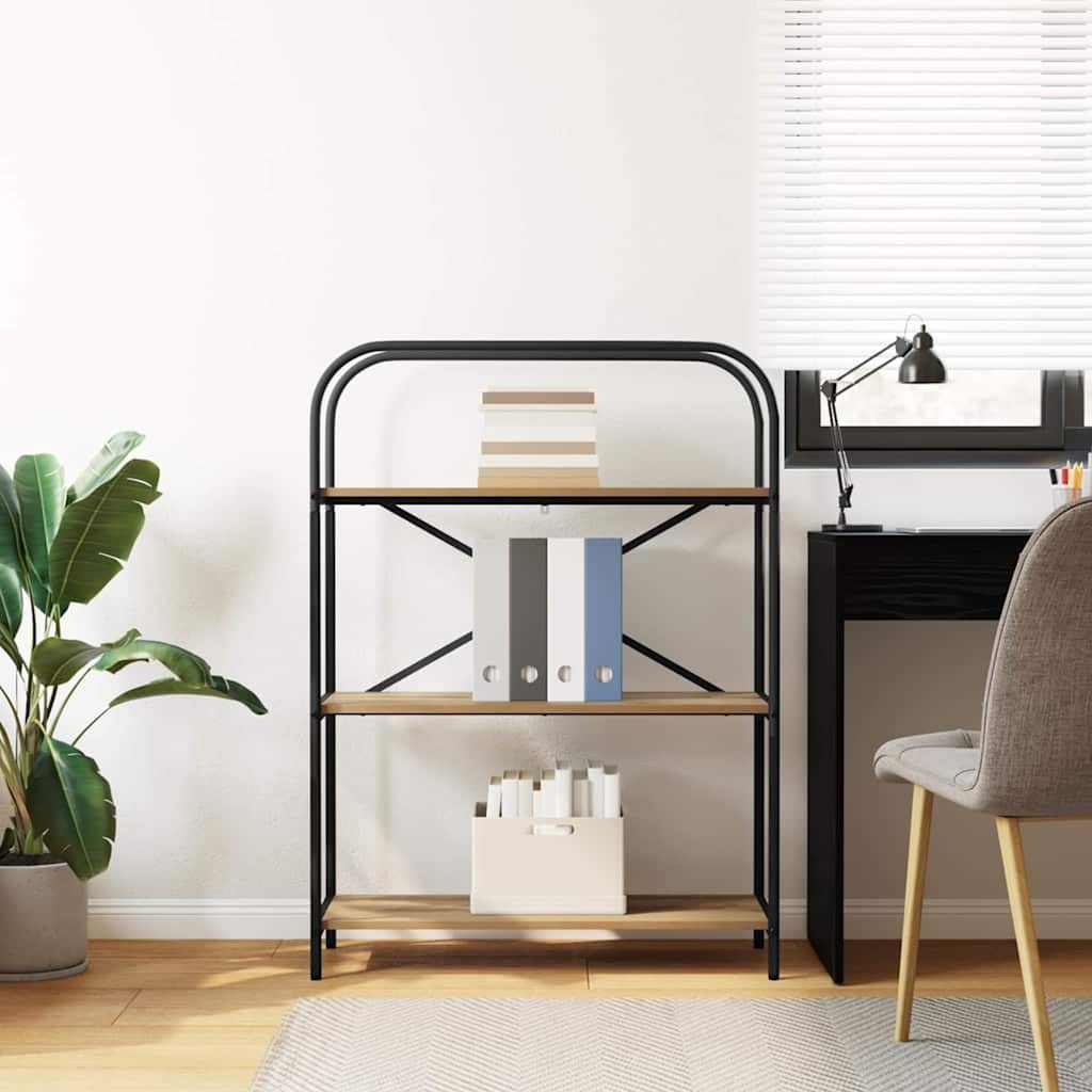 VidaXL Boekenkast artisanaal eikenkleurig 80 x 30 x 109 cm