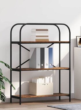 VidaXL Boekenkast Oud hout 80 x 30 x 109 cm Bewerkt hout