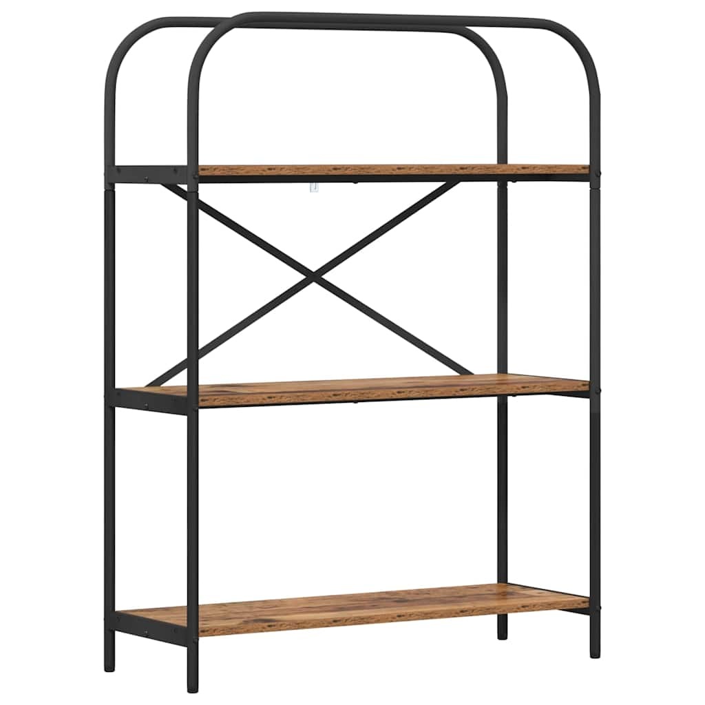 VidaXL Boekenkast Oud hout 80 x 30 x 109 cm Bewerkt hout