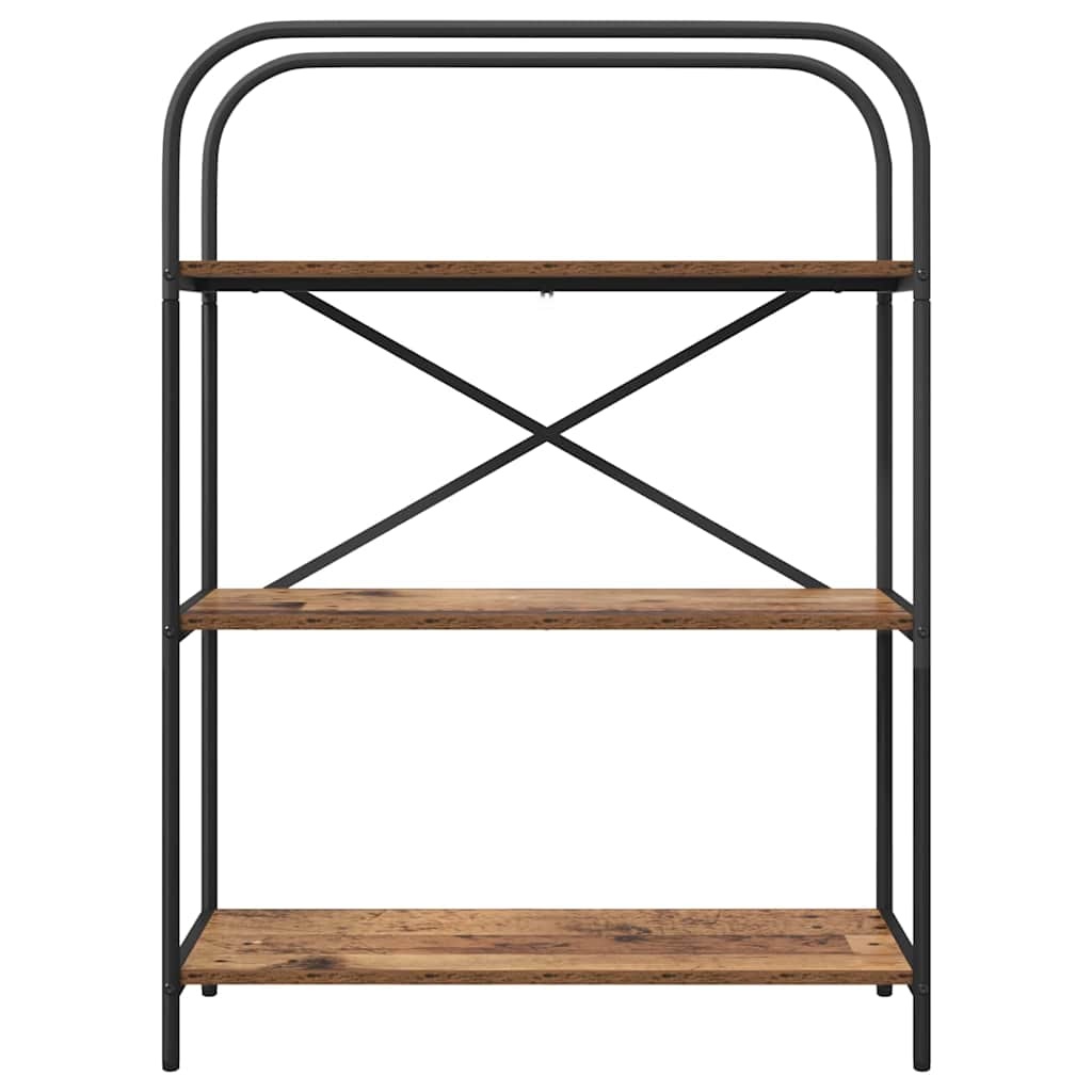 VidaXL Boekenkast Oud hout 80 x 30 x 109 cm Bewerkt hout