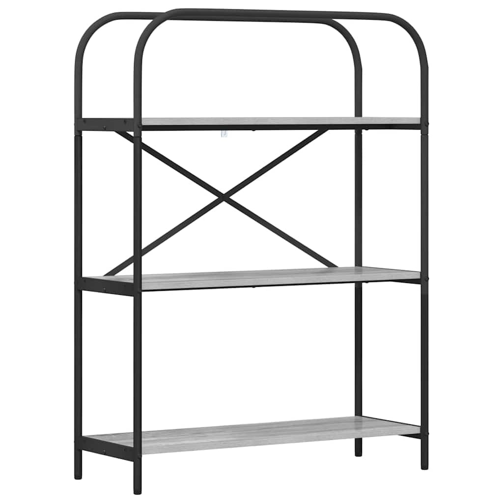 VidaXL Boekenkast Grijs sonoma 80 x 30 x 109 cm Bewerkt hout