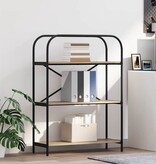 VidaXL Boekenkast Sonoma eiken 80 x 30 x 109 cm Bewerkt hout