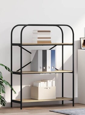 VidaXL Boekenkast Sonoma eiken 80 x 30 x 109 cm Bewerkt hout
